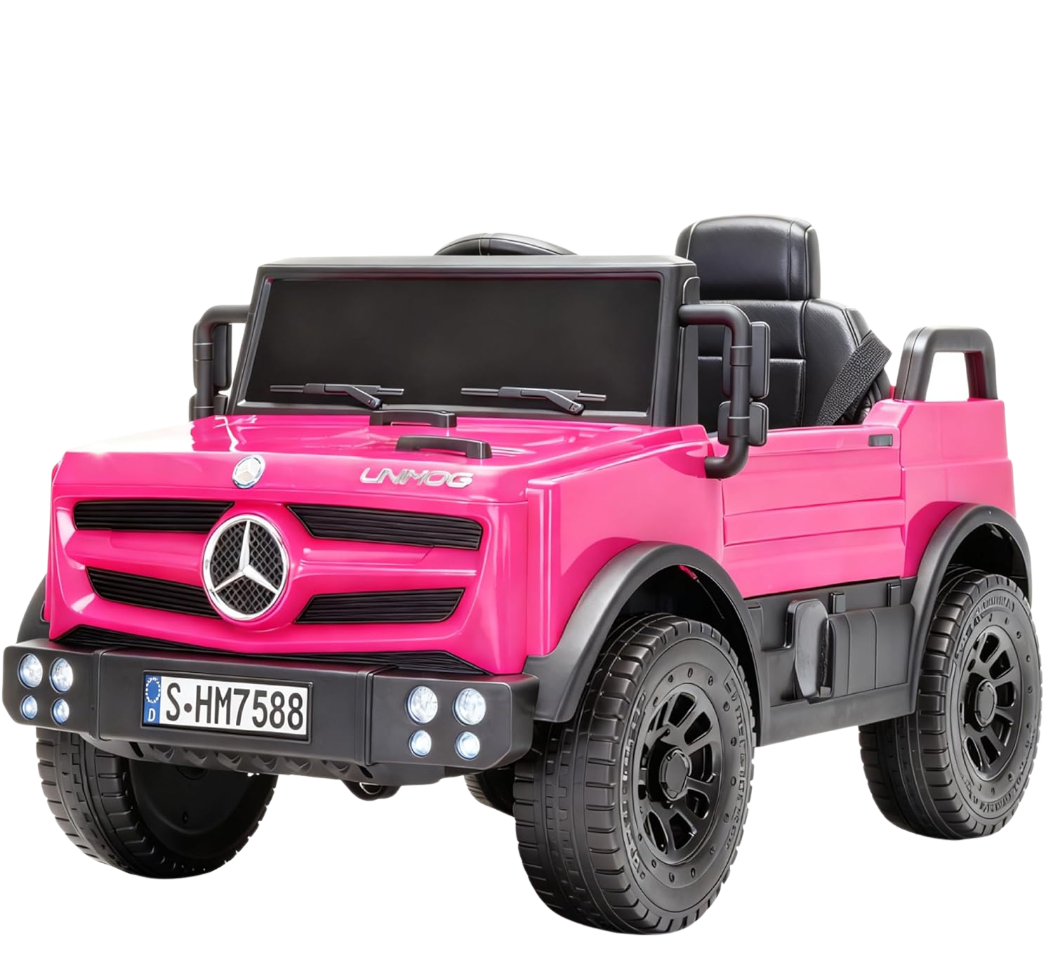 Mercedes-Benz 12V Kids Ride-On Car (Pink)